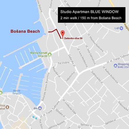 Studio Apartment Blue Window Biograd Na Moru Zewnętrze zdjęcie